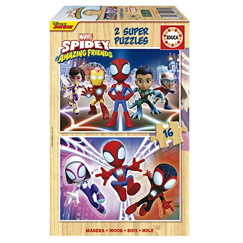 educa-spidey-und-seine-super-freunde-holzpuzzle-2x16-teile-ab-3-j image 7