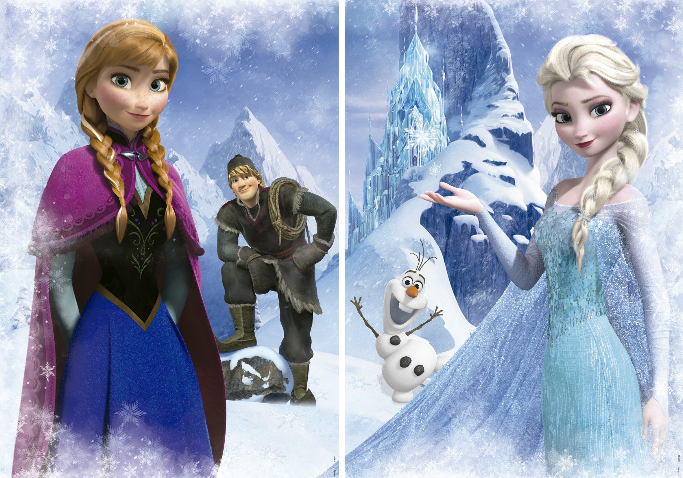 educa-16280-puzzle-disney-frozen-2x500-teile image 2