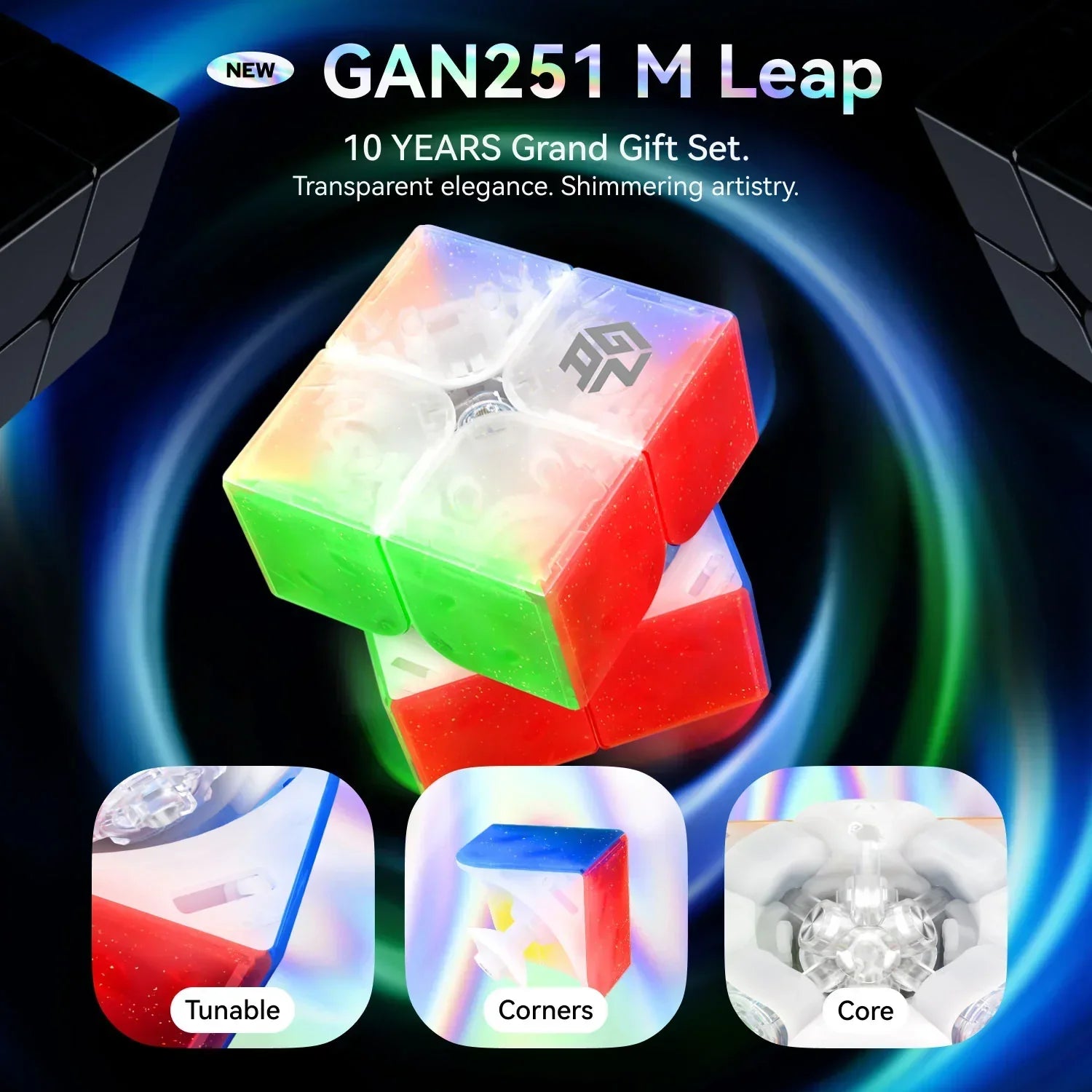 gan-251-m-leap-grand-gift-set-2x2-w-rfel-magnetisch-10-years image 3