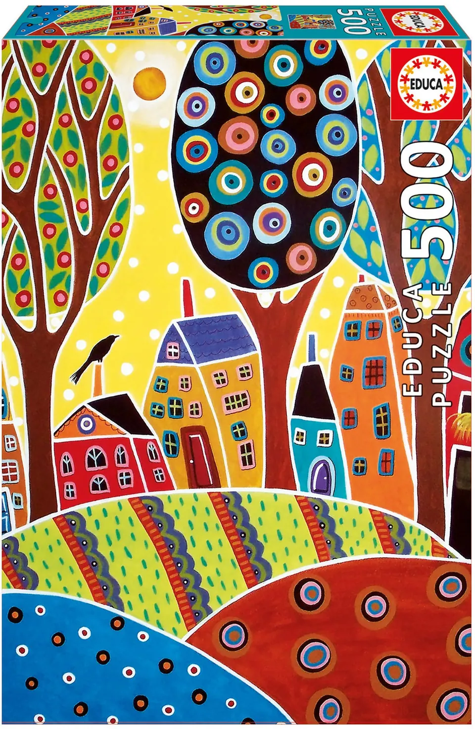 educa-16732-houses-barn-puzzle-500-teile-karla-gerard image 1