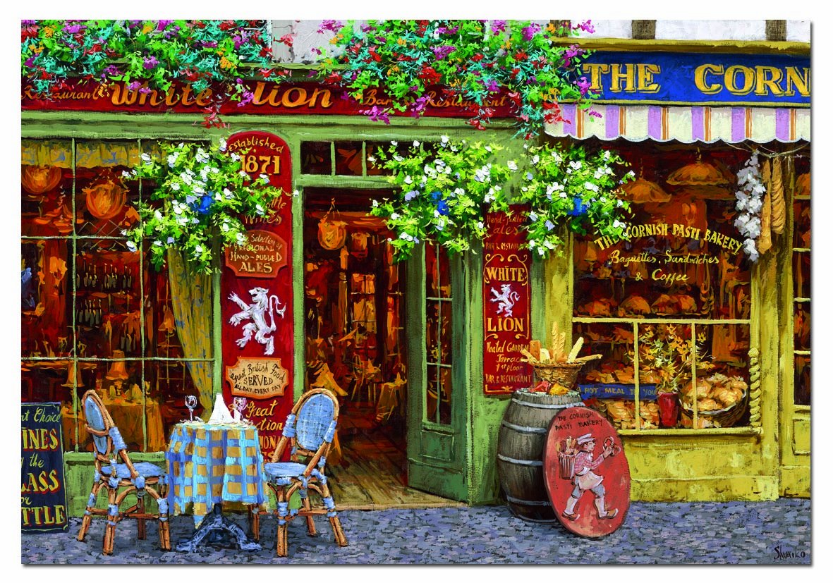 educa-white-lion-puzzle-1000-teile-viktor-shvaiko image 2