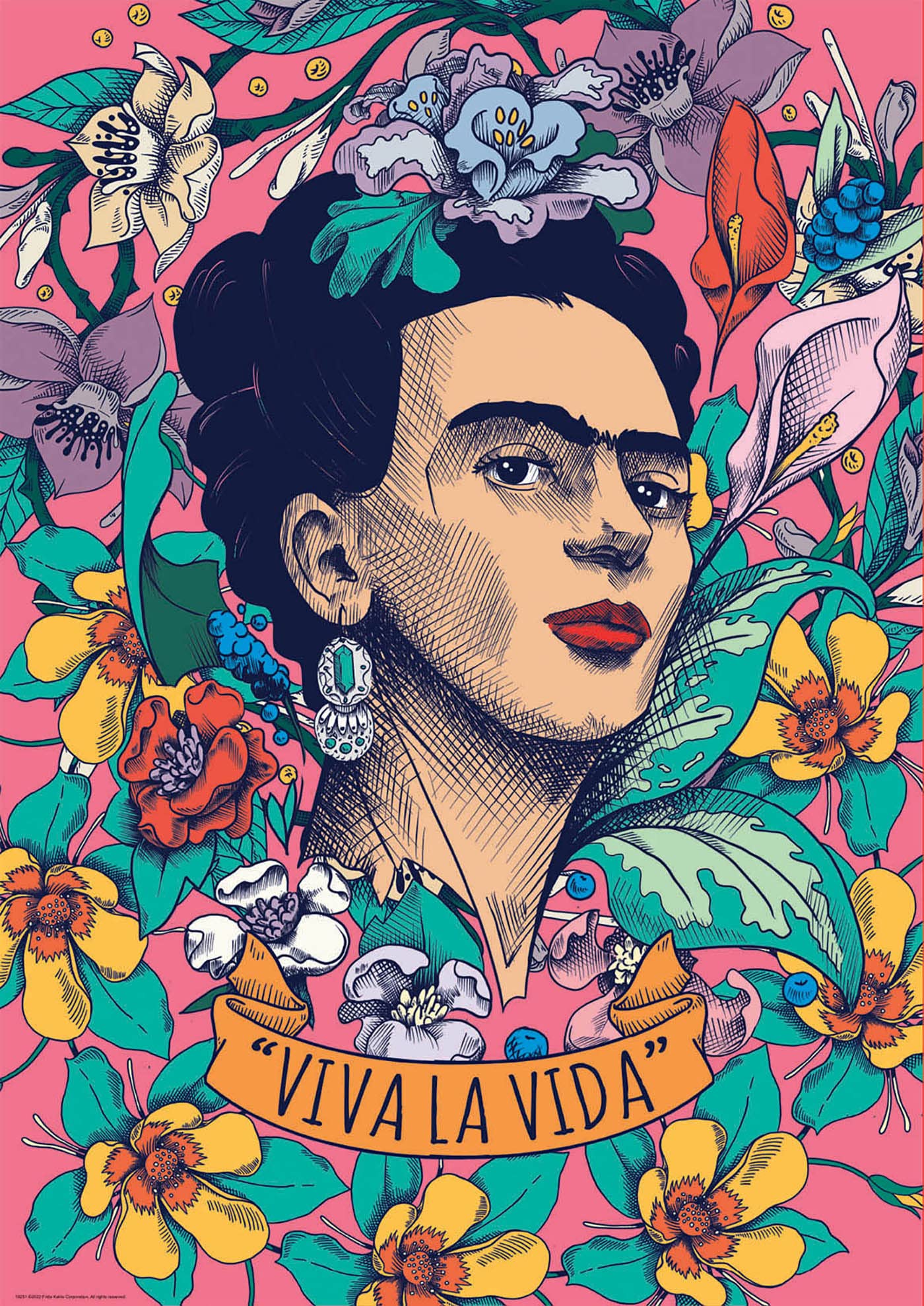 educa-viva-la-vida-frida-kahlo-19251-puzzle-500-teile-kunst image 2