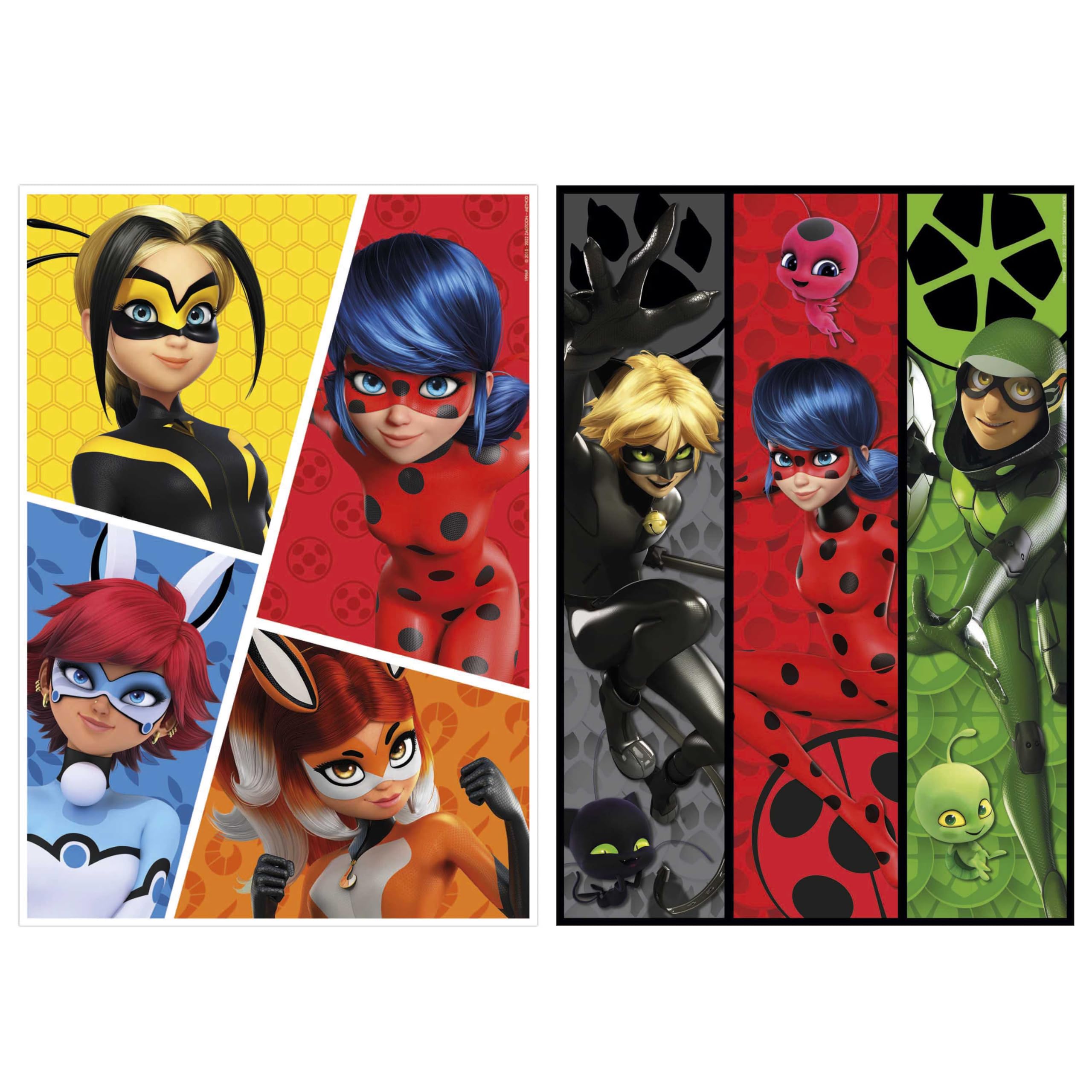 educa-19969-ladybug-kinderpuzzle-2x100-40x28-ab-6 image 2