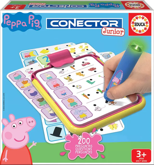educa-conector-junior-16230-peppa-wutz-lernspiel-mit-led-stift image 1