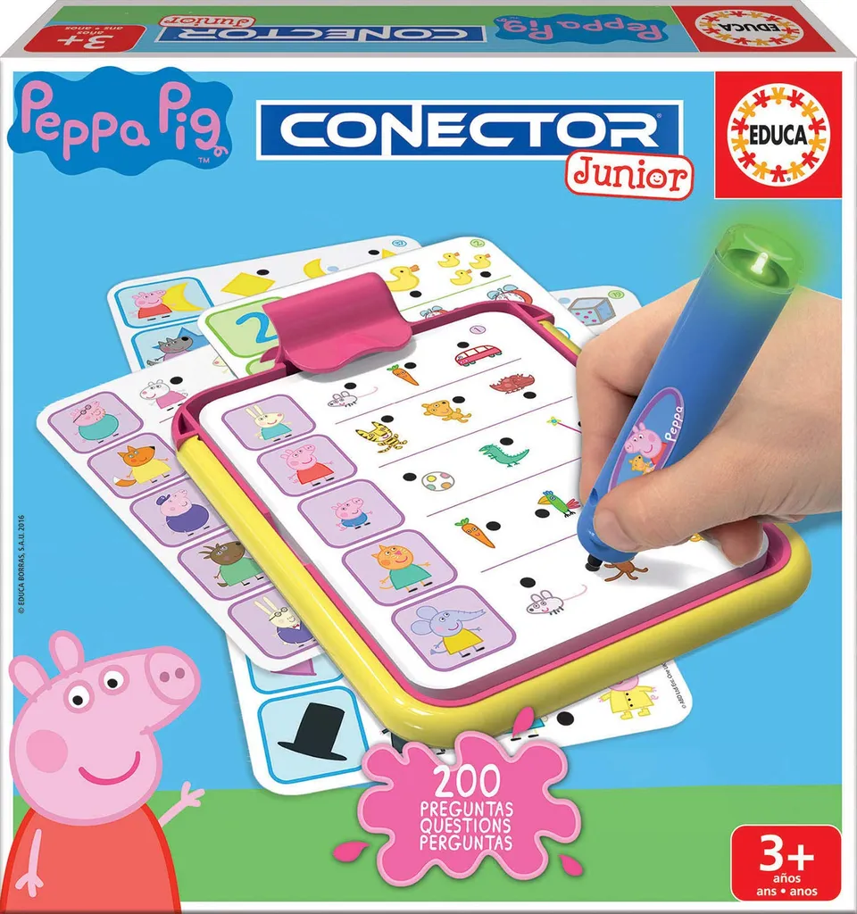 educa-conector-junior-16230-peppa-wutz-lernspiel-mit-led-stift image 1