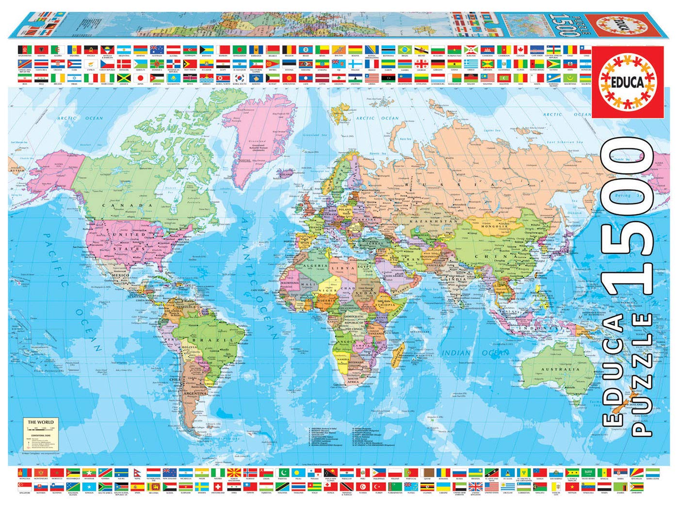 educa-politische-weltkarte-18500-puzzle-1500-teile-lernen image 1