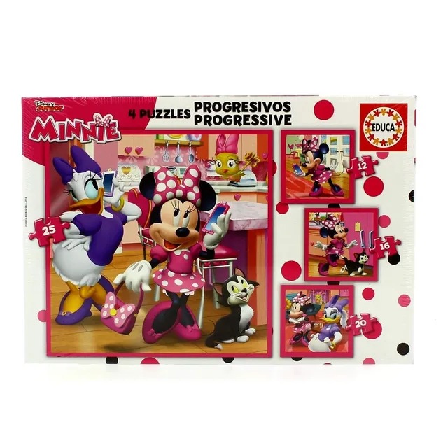 educa-minnie-progressive-12-16-20-25-teile-kinderpuzzle image 1