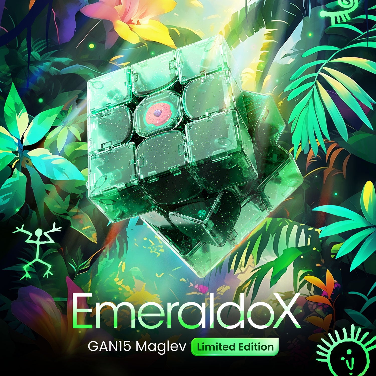 gan-15-maglev-summer-limited-edition-speed-cube-2025 image 1
