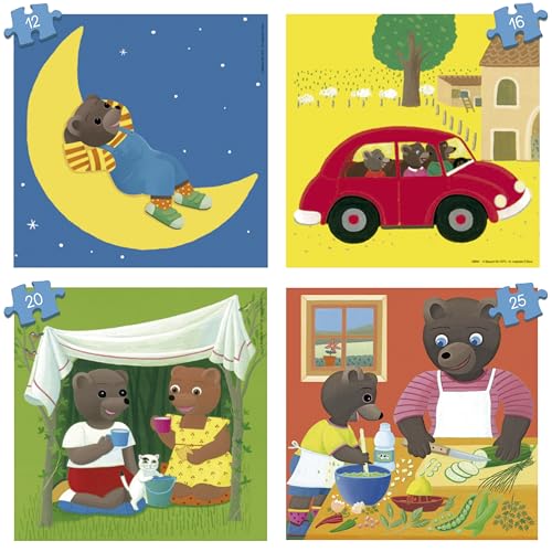 educa-19884-kleiner-braunb-r-kinderpuzzle-4er-set-12-25-teile image 8