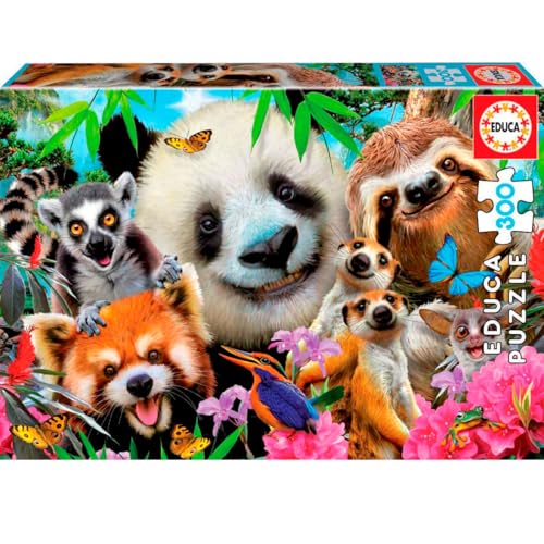 educa-tierfreunde-selfie-18610-kinderpuzzle-300-teile-ab-6-j image 4