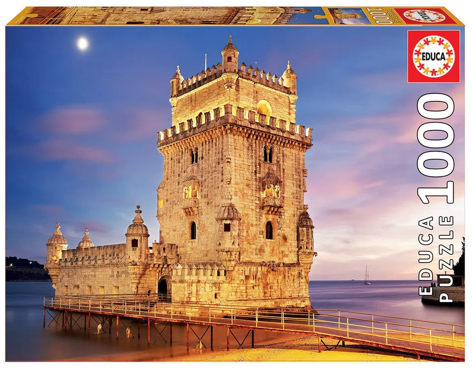 educa-torre-de-bel-m-lissabon-puzzle-1000-teile-st-dtemotiv image 1