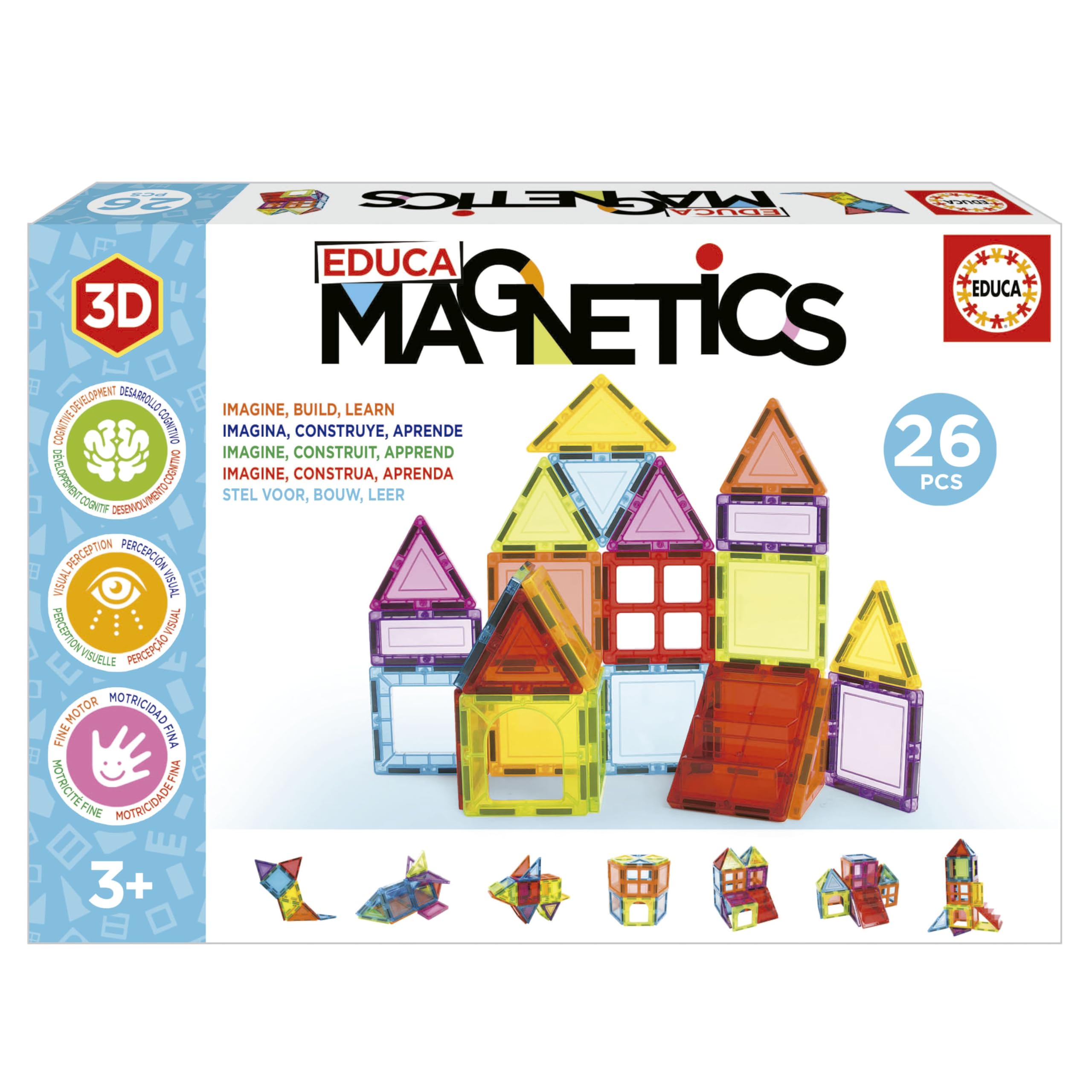 educa-magnetic-26-teile-magnetbaukasten-stem-ab-3-jahren image 1