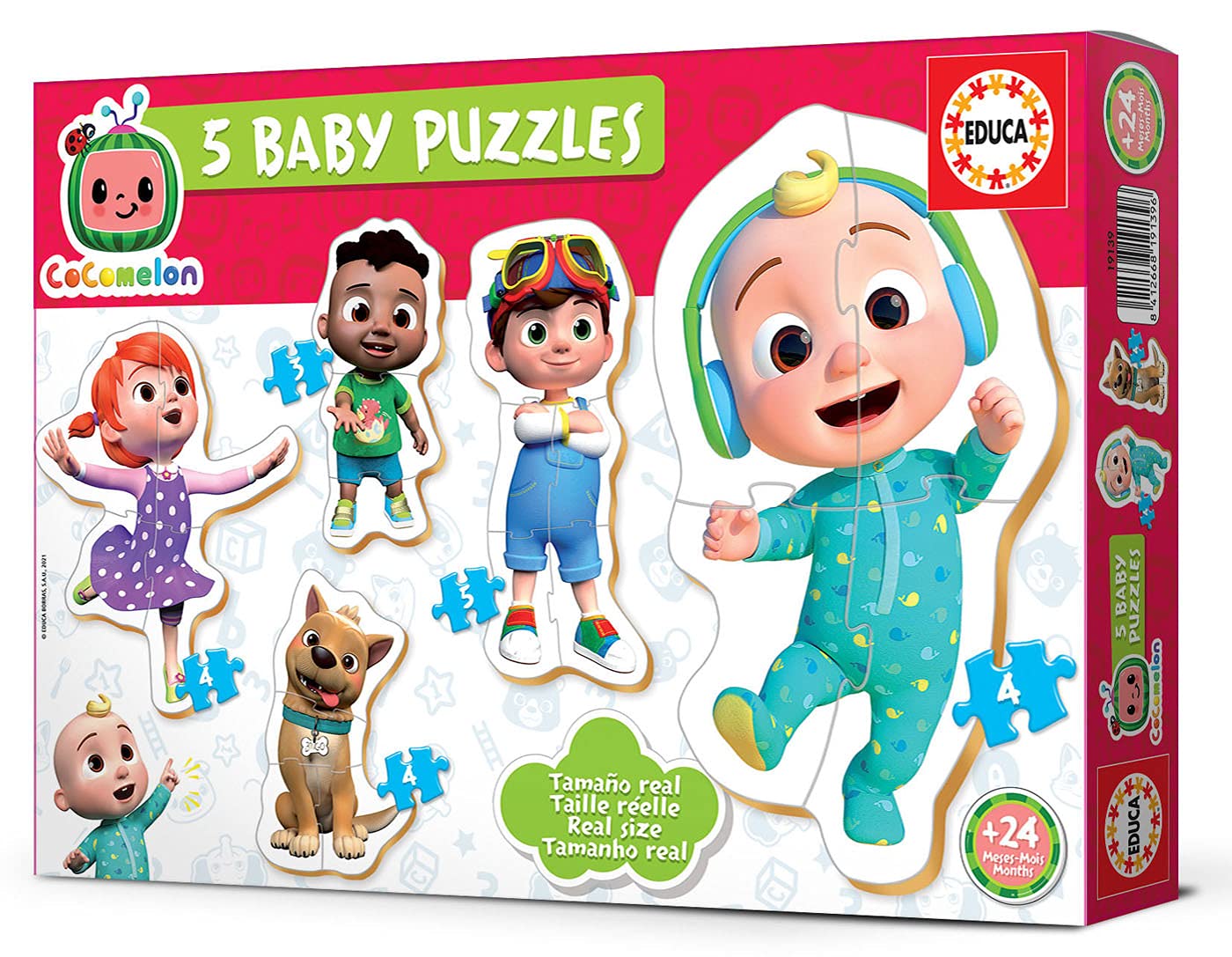 educa-cocomelon-19139-baby-puzzle-3-5-teile-ab-24-monaten image 3