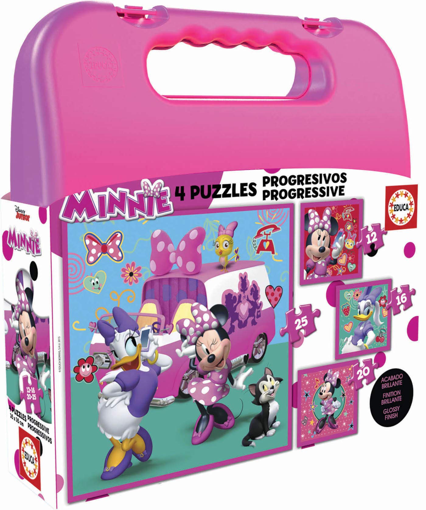 educa-minnie-happy-helpers-koffer-kinderpuzzle-4in1-ab-3-jahren image 1