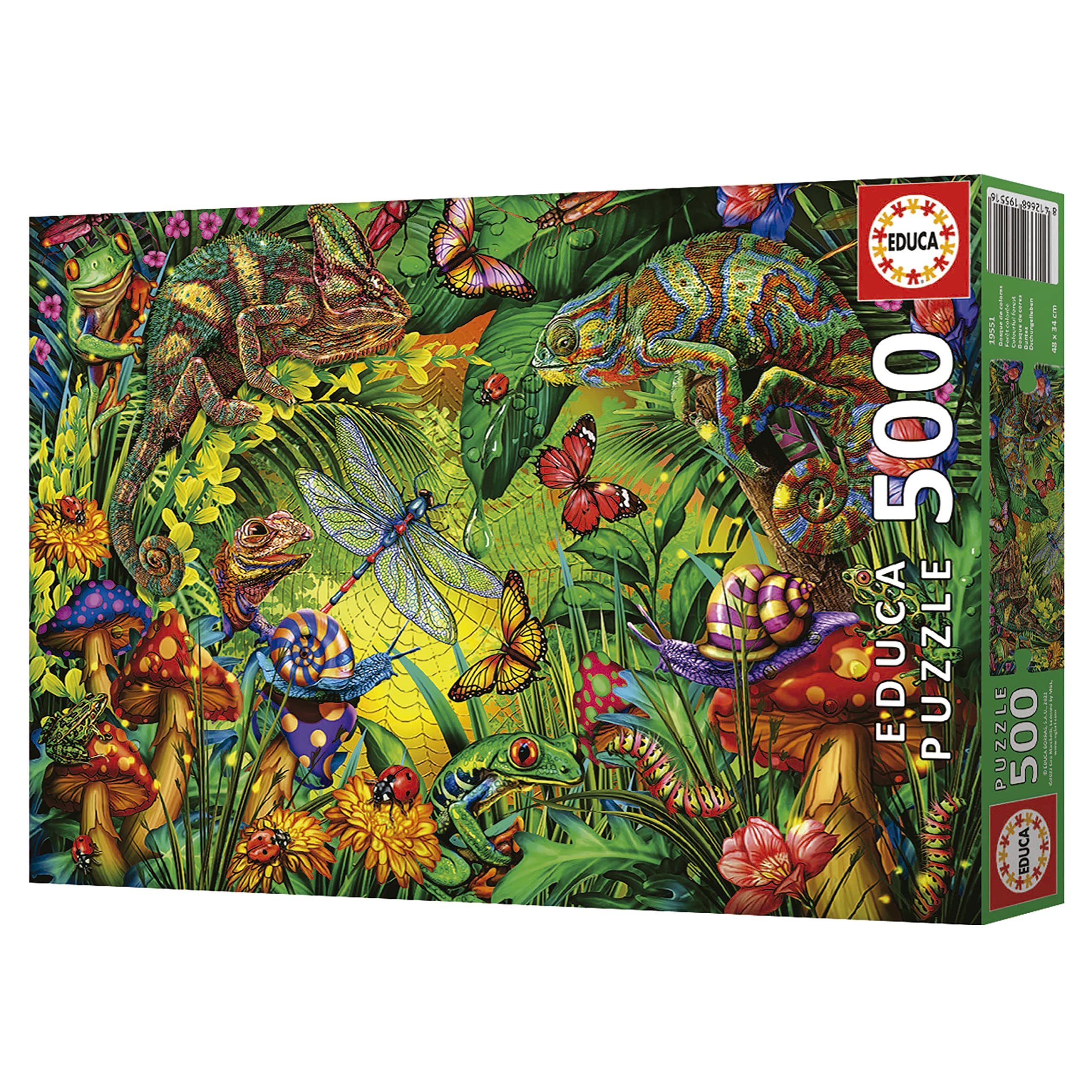 educa-19551-buntes-dschungelleben-puzzle-500-teile-tiere-48x34 image 4