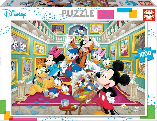 educa-mickey-kunstgalerie-puzzle-1000-teile-disney-pixar-68x48 image 1