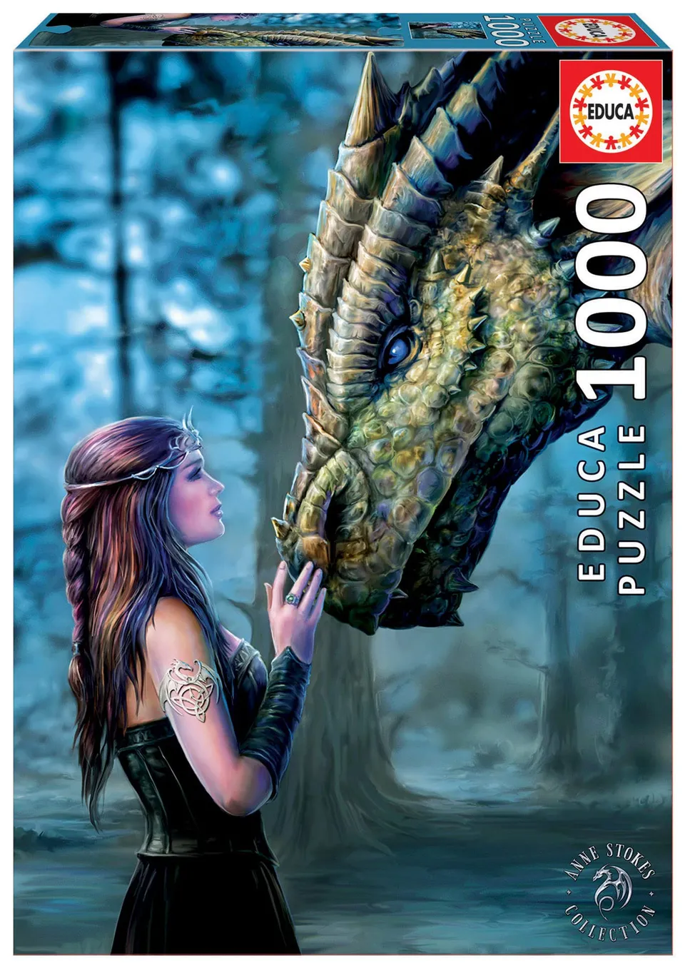 educa-17099-drachenfl-sterin-puzzle-1000-teile-fantasy image 1