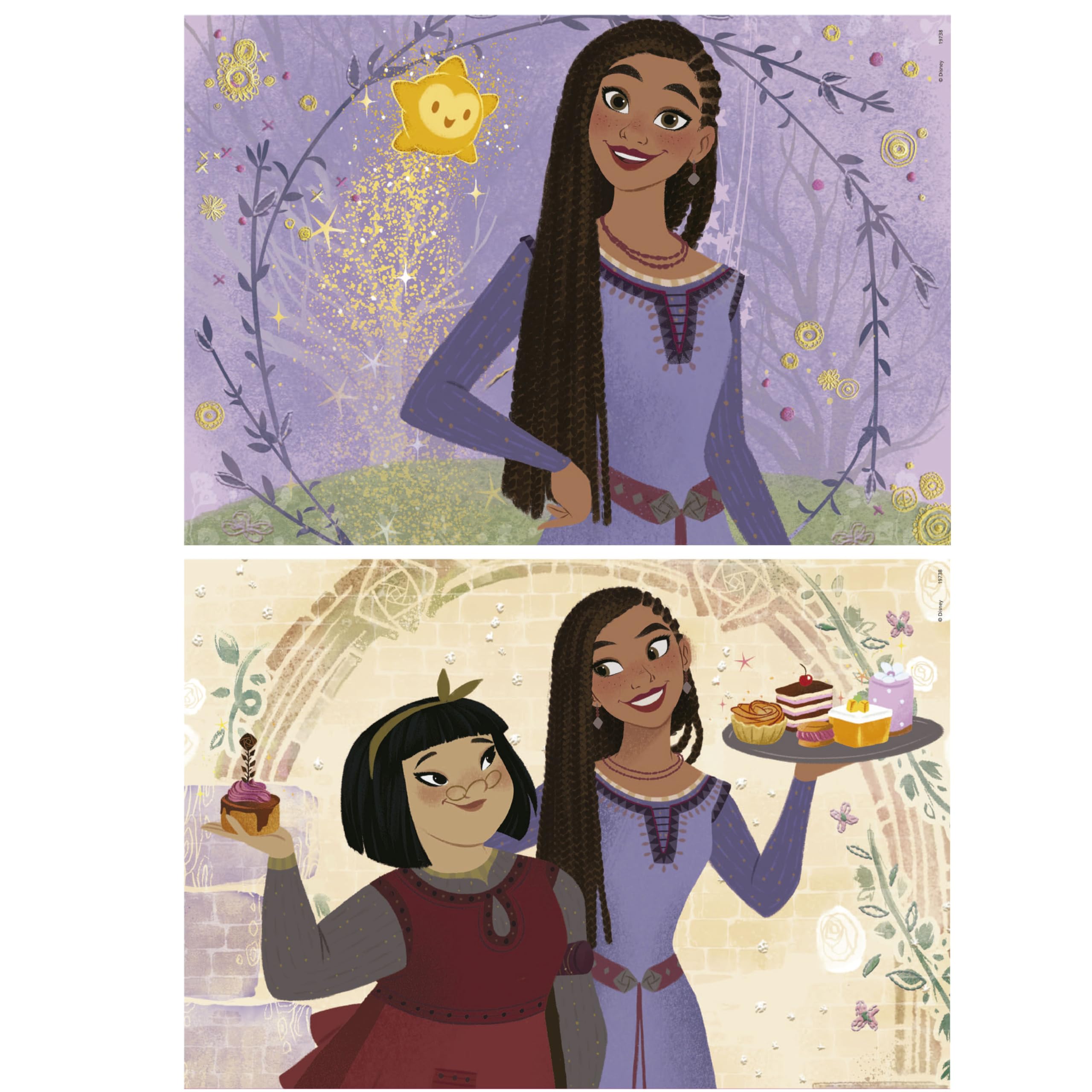 educa-disney-wish-19738-holzpuzzle-2x25-teile-ab-3-jahren image 2