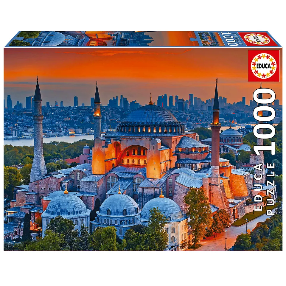educa-blaue-moschee-istanbul-1000-teile-puzzle-68x48-cm image 1