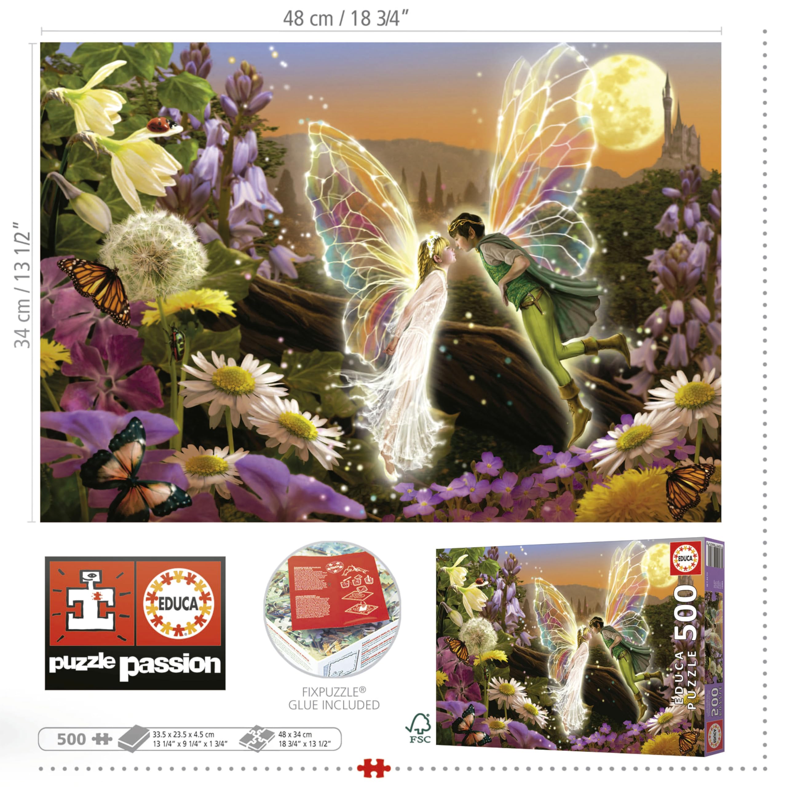 educa-19907-der-kuss-puzzle-500-teile-kunstmotiv image 3