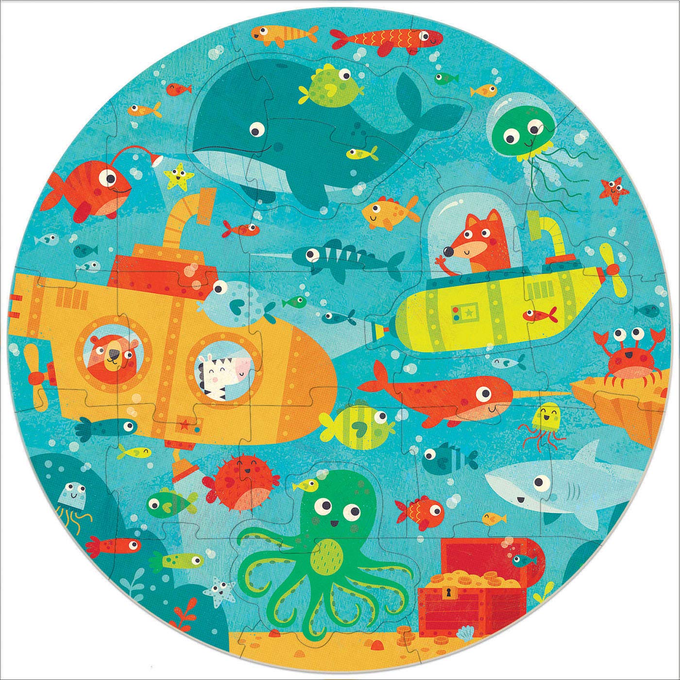 educa-unterwasserwelt-28-teile-rund-puzzle-ab-3-jahren-48cm image 2