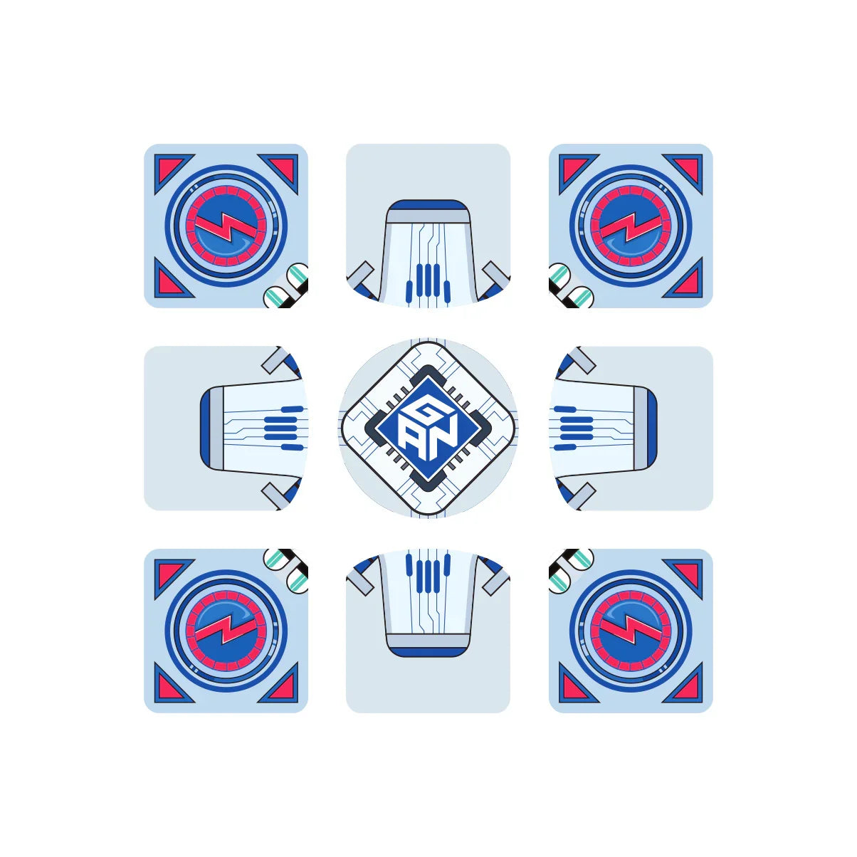 gan-cube-sticker-zubeh-r-year-of-the-horse-sticker image 3