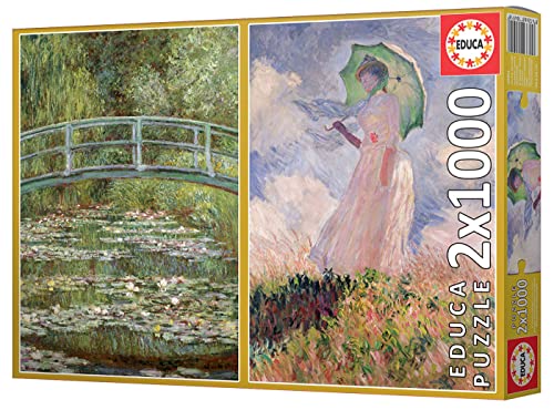 educa-seerosen-monet-19270-puzzle-2x1000-teile-kunst-set image 8