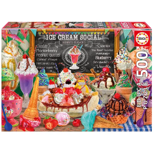 educa-eisdiele-puzzle-500-teile-mit-kleber-48x34-cm-ab-11-j image 1