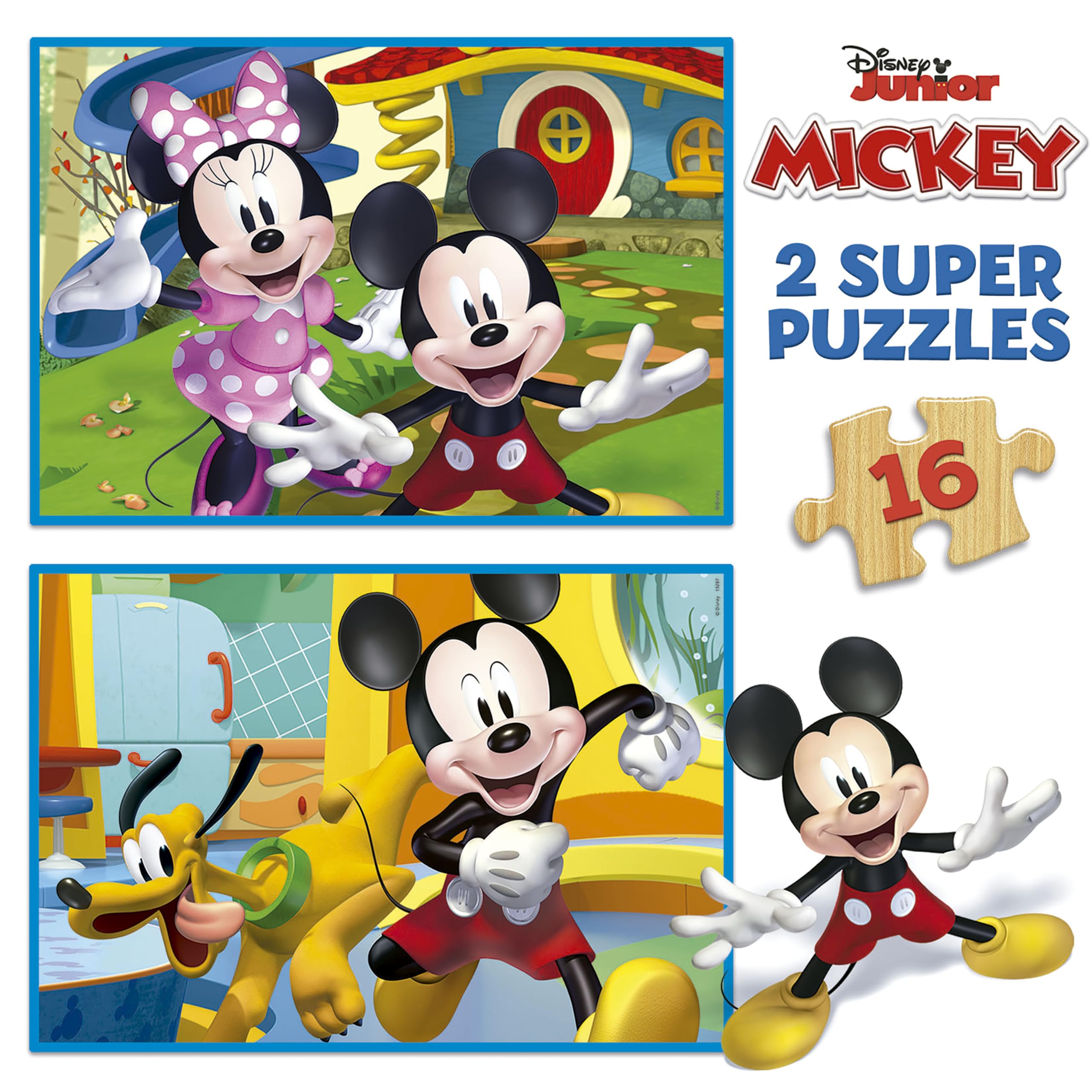 educa-19287-mickey-minnie-holzpuzzle-2x16-teile-ab-3 image 2