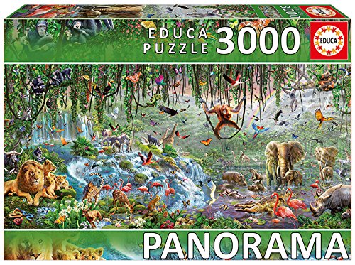 educa-17133-wildlife-panorama-puzzle-3000-teile-144x68 image 2