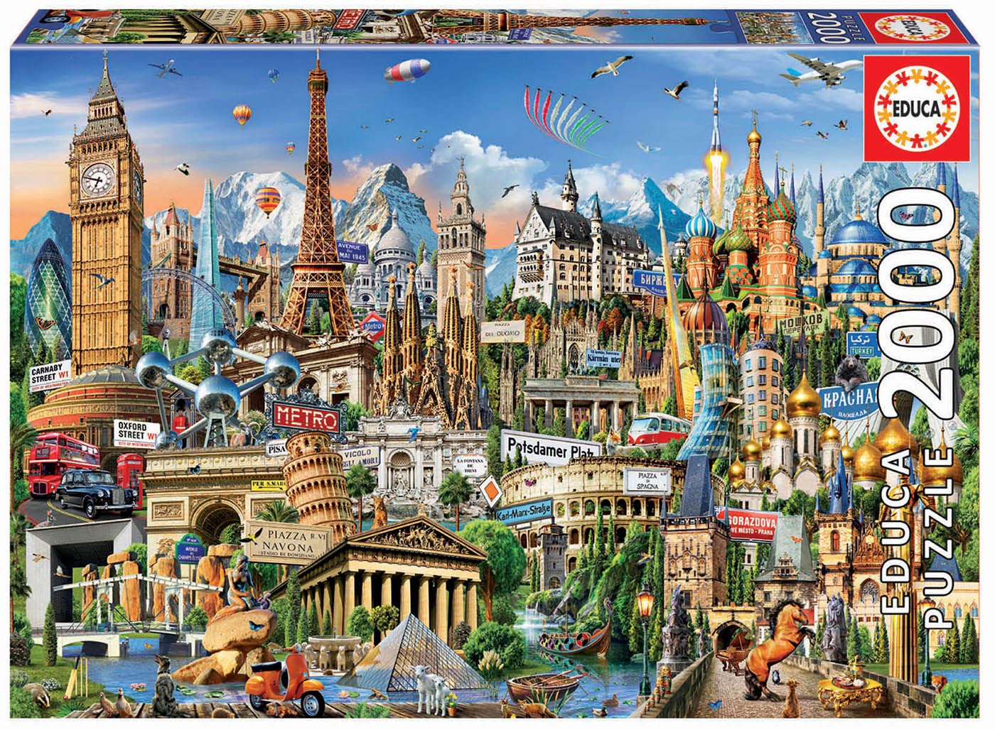 educa-wahrzeichen-europas-puzzle-2000-teile-96x68-cm image 1