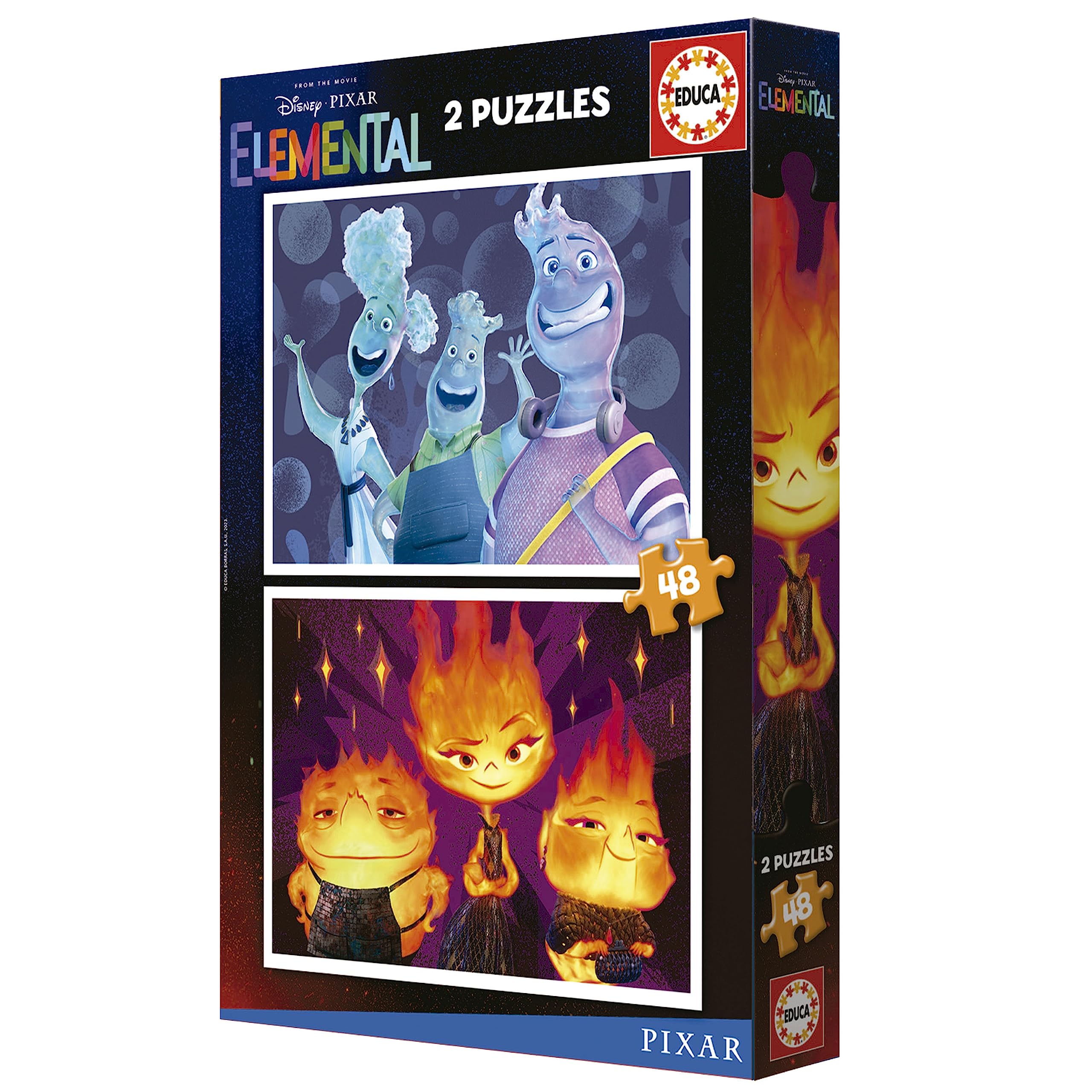 educa-pixar-elemental-puzzleset-2x48-teile-ab-4-jahren image 4
