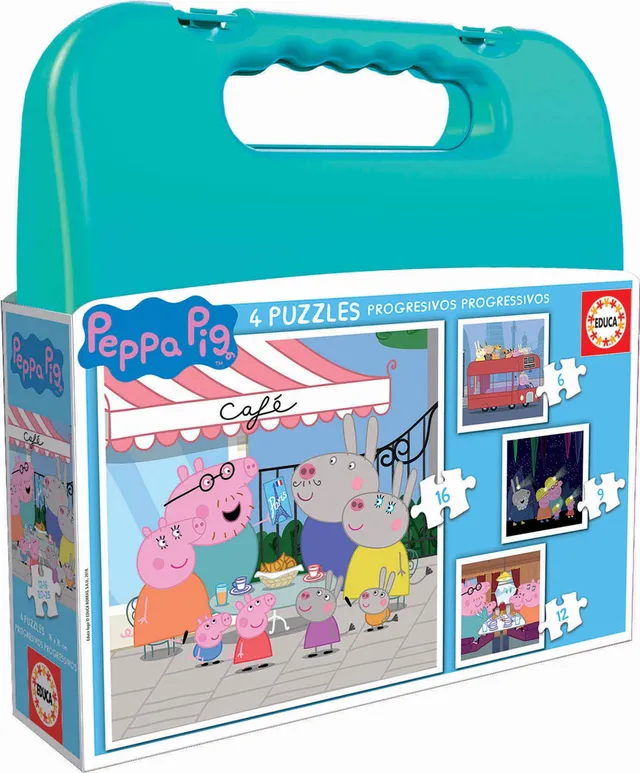 educa-peppa-wutz-koffer-kinderpuzzle-6-16-teile-ab-3-jahren image 1