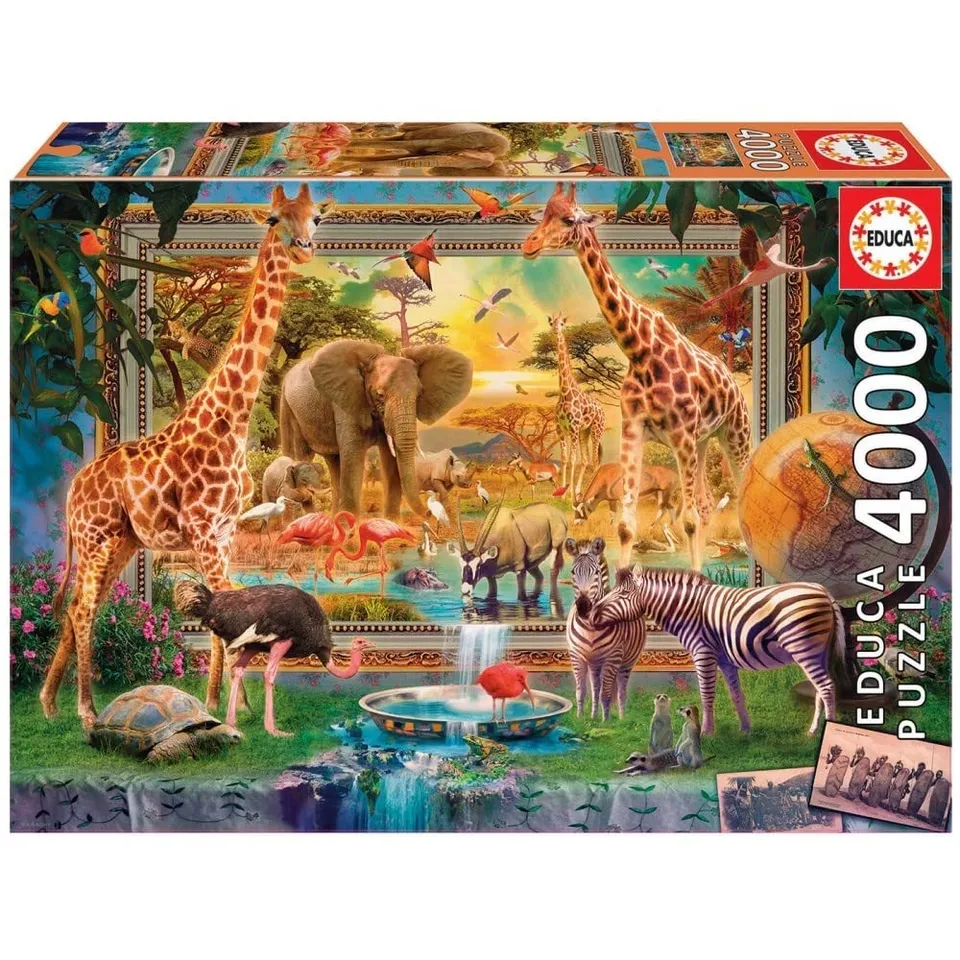 educa-savanne-erwacht-19285-puzzle-4000-teile-136x96-cm image 1