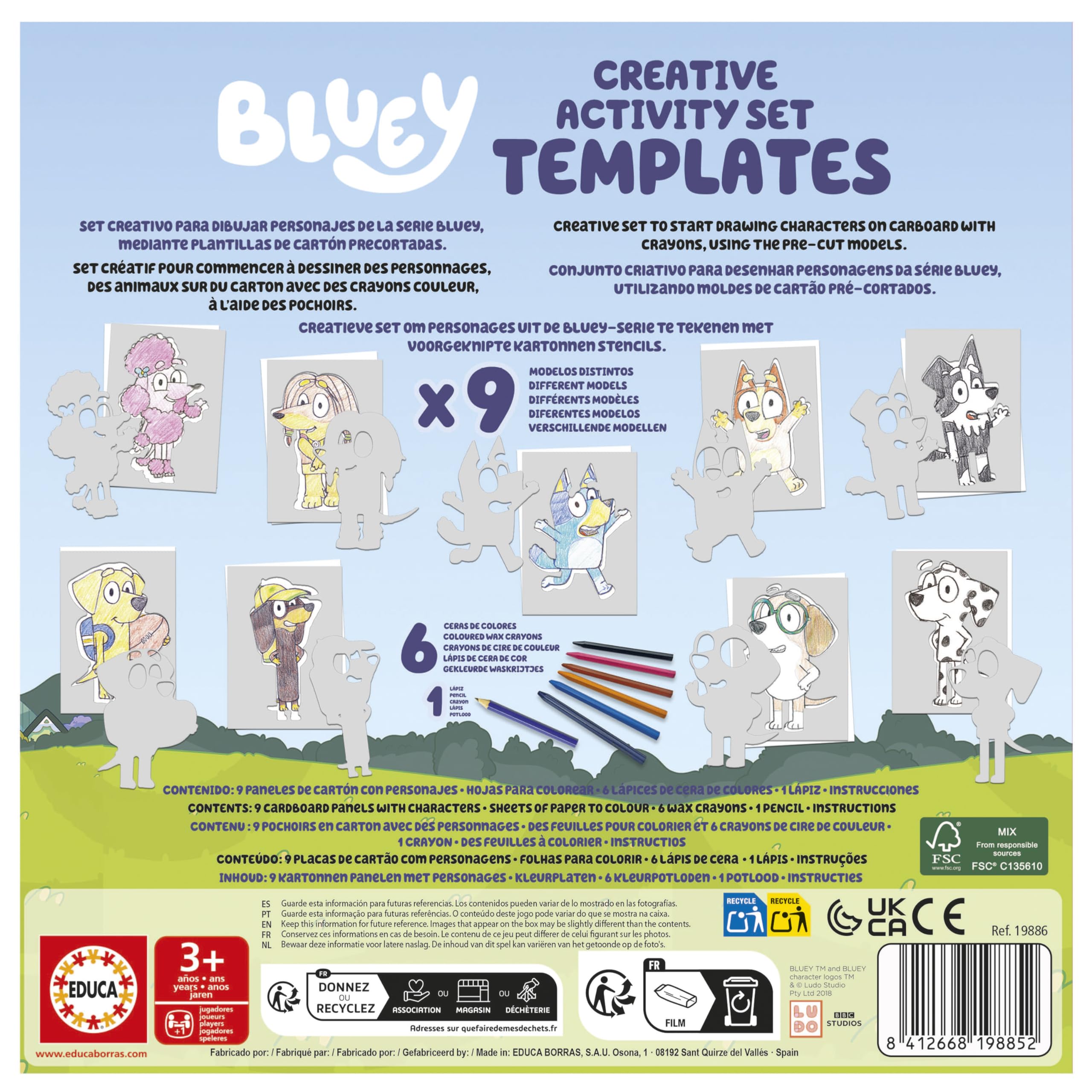 educa-bluey-kreativset-zeichnen-mit-schablonen-ab-3-jahren image 3