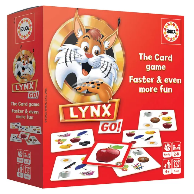 educa-18922-lynx-go-kartenspiel-70-karten-ab-4-jahren image 1