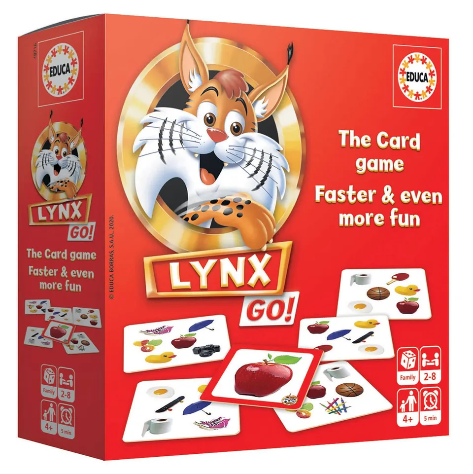 educa-18922-lynx-go-kartenspiel-70-karten-ab-4-jahren image 1