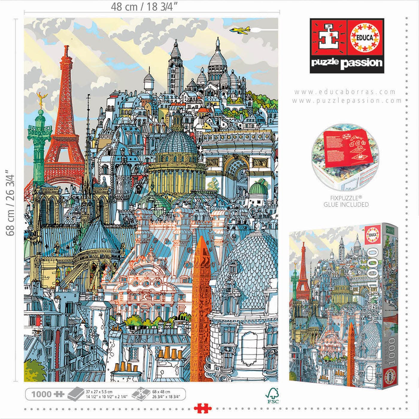 educa-19264-paris-1000-teile-puzzle-st-dtepuzzle-68x48-cm image 3