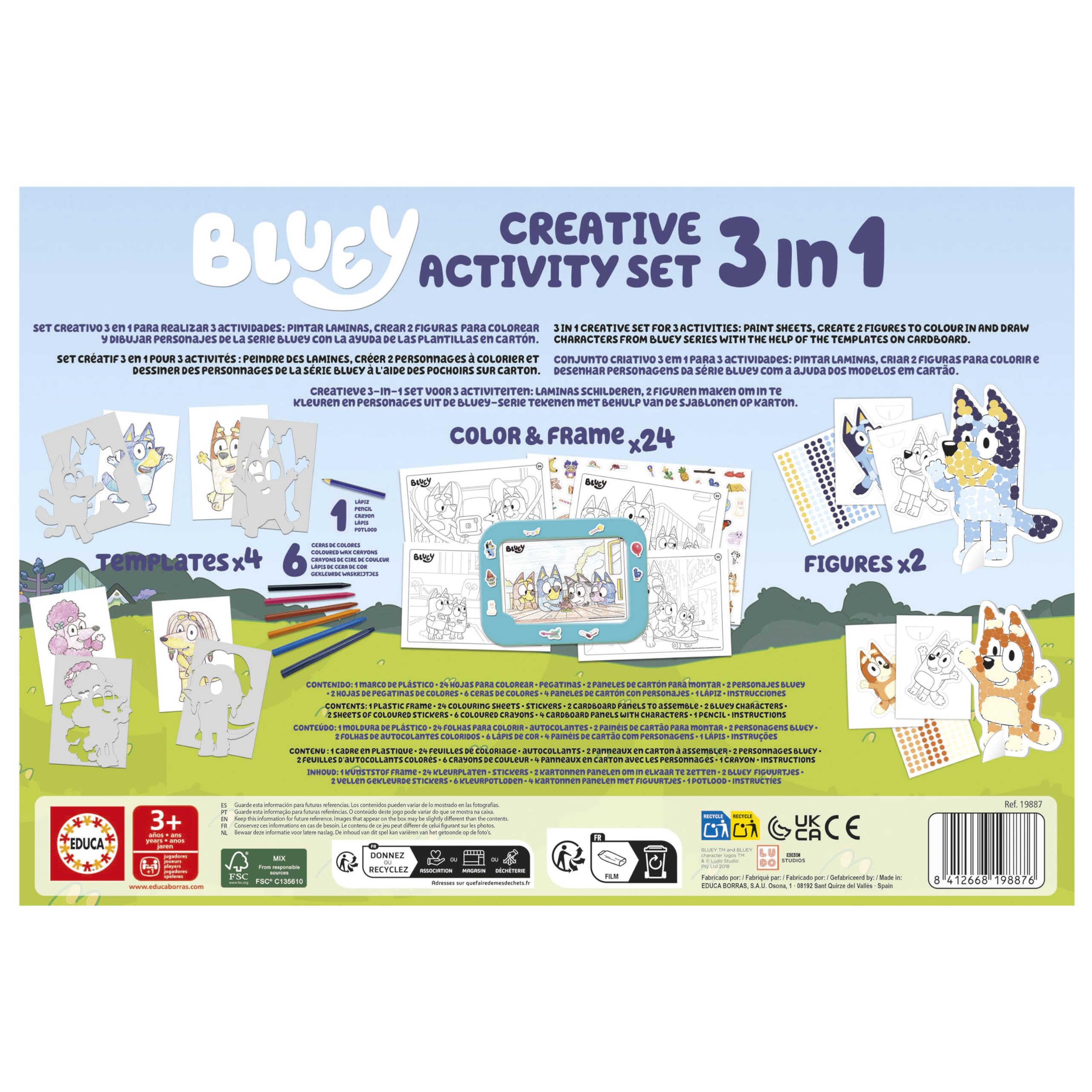 educa-bluey-3-in-1-kreativset-malen-figuren-zeichnen-ab-3 image 3