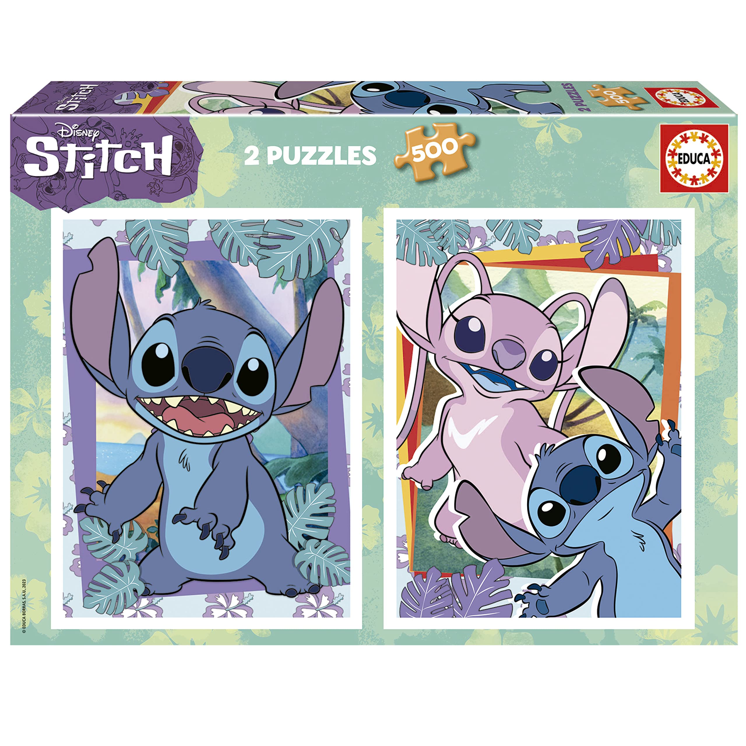 educa-disney-stitch-puzzle-2x500-teile-ab-11-jahre-19732 image 1