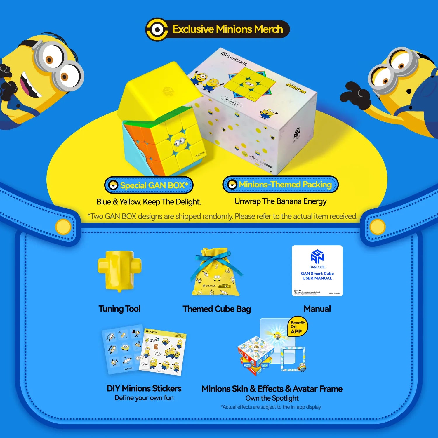 gan-i-carry-4-minions-smart-cube-3x3-magnetisch-matte image 6