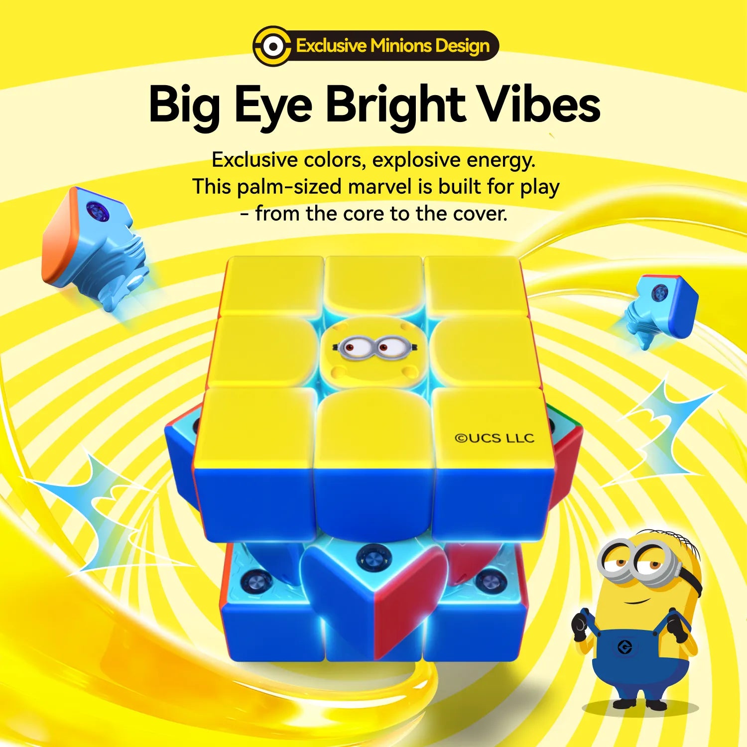 gan-i-carry-4-minions-smart-cube-3x3-magnetisch-matte image 4
