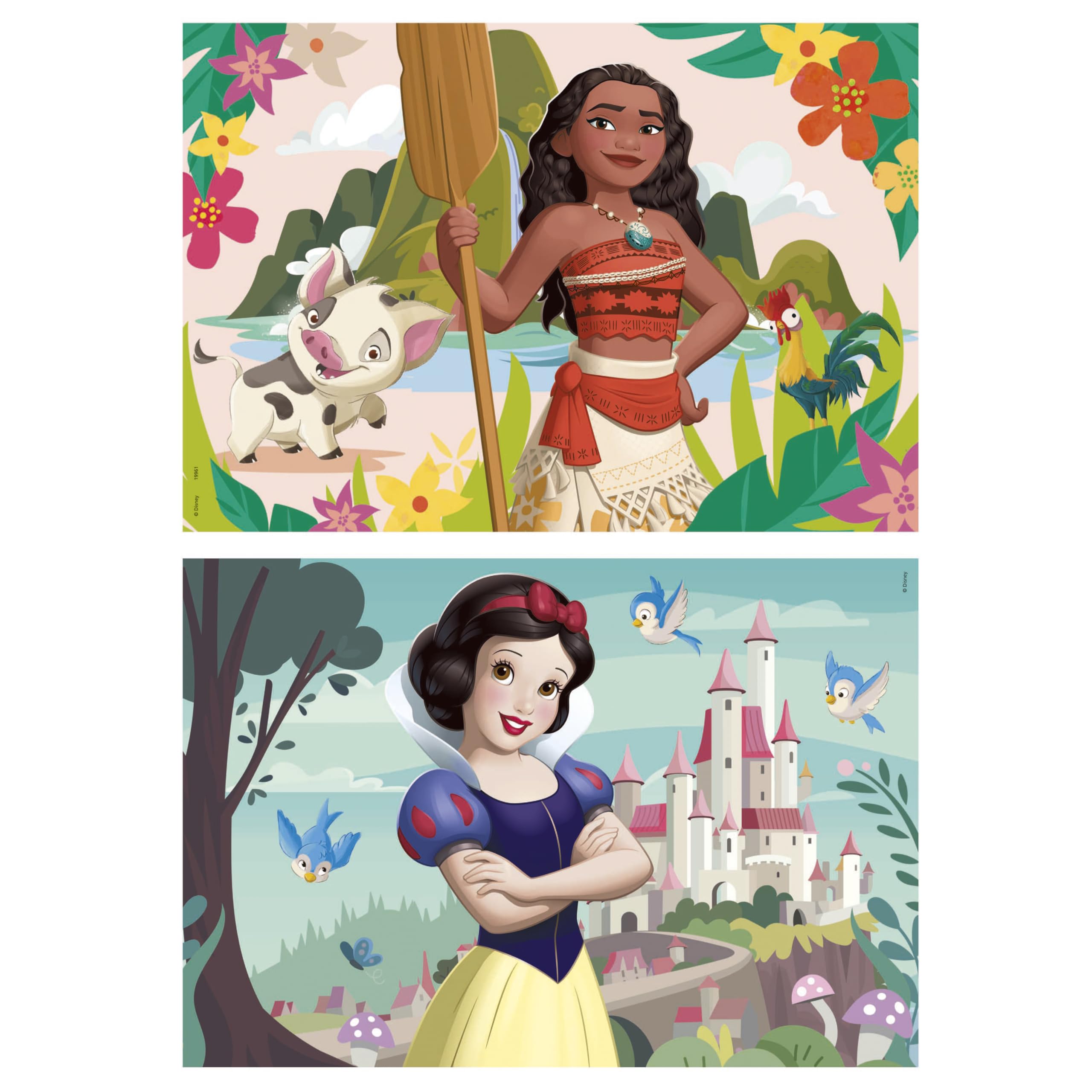 educa-disney-princess-19961-holzpuzzle-2x50-teile-ab-5-jahren image 2