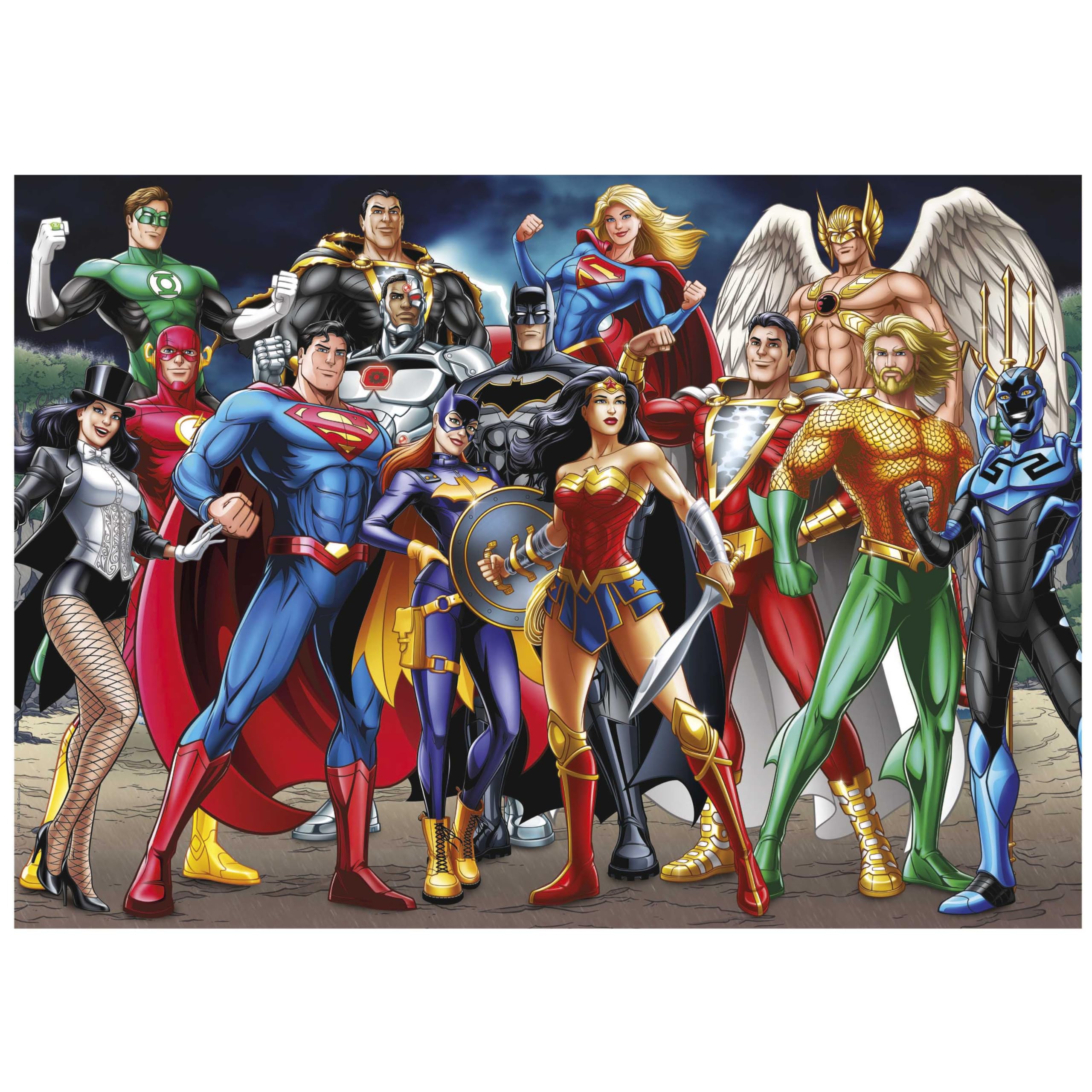 educa-justice-league-puzzle-500-teile-dc-comics-48x34-cm image 2