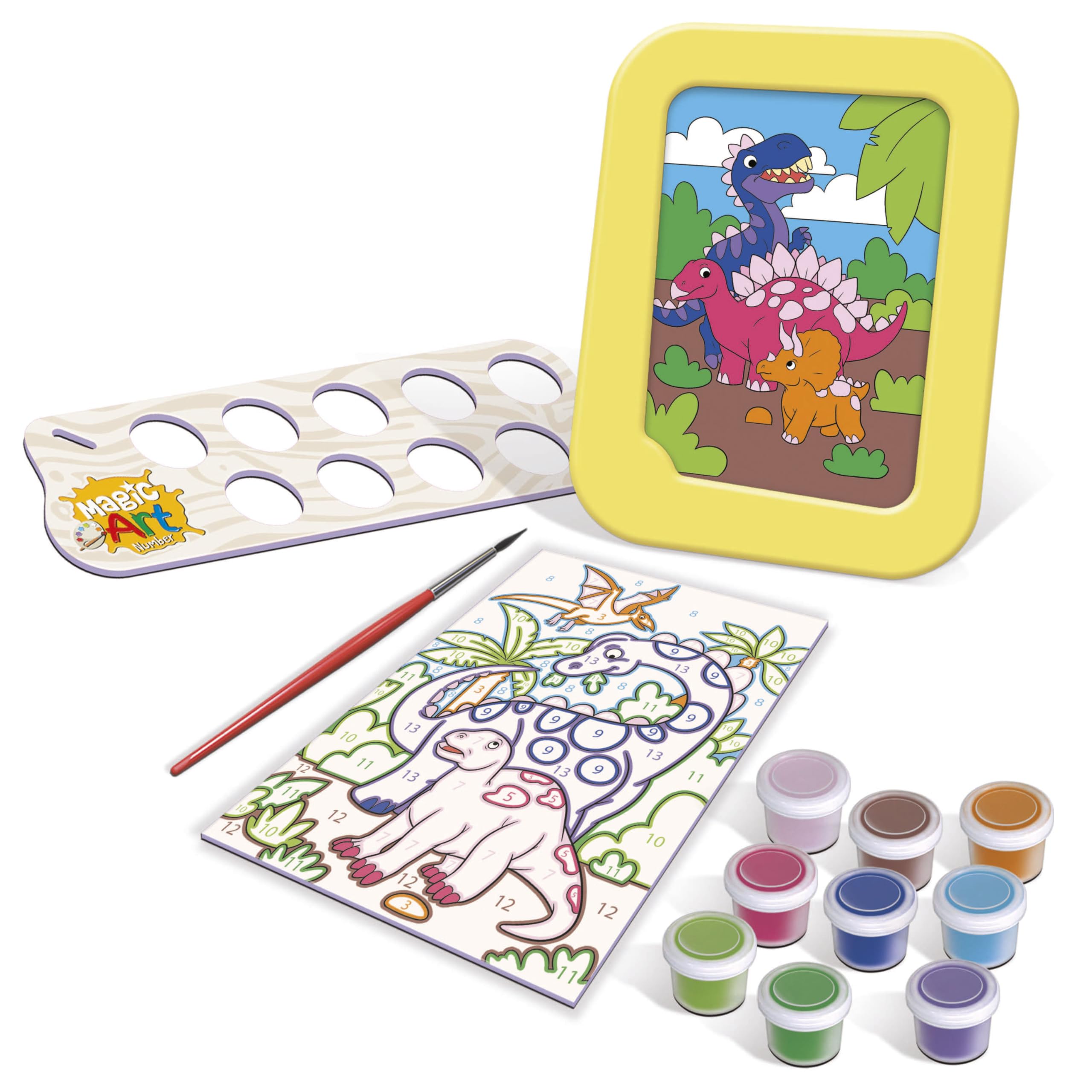 educa-magic-art-number-dinosaurier-malen-nach-zahlen-ab-6-j image 2