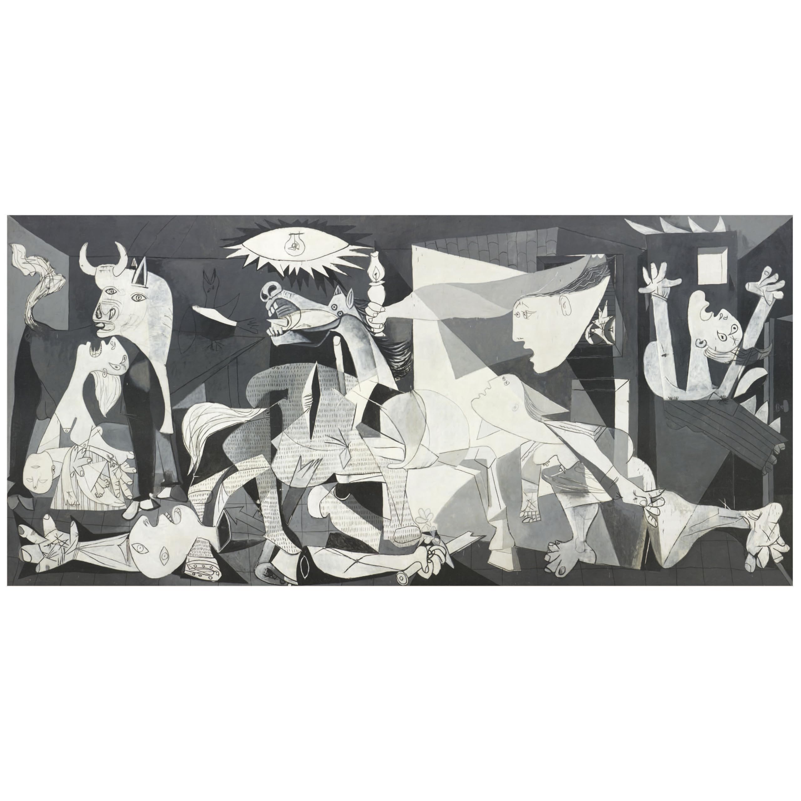 educa-guernica-11502-3000-teile-puzzle-panorama-kubistisch image 3