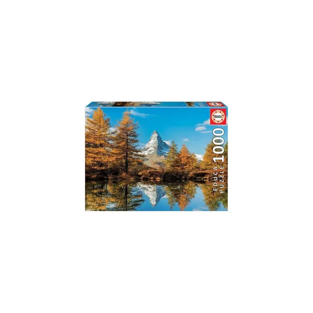 educa-matterhorn-im-herbst-17973-puzzle-1000-teile-alpen-berge image 1