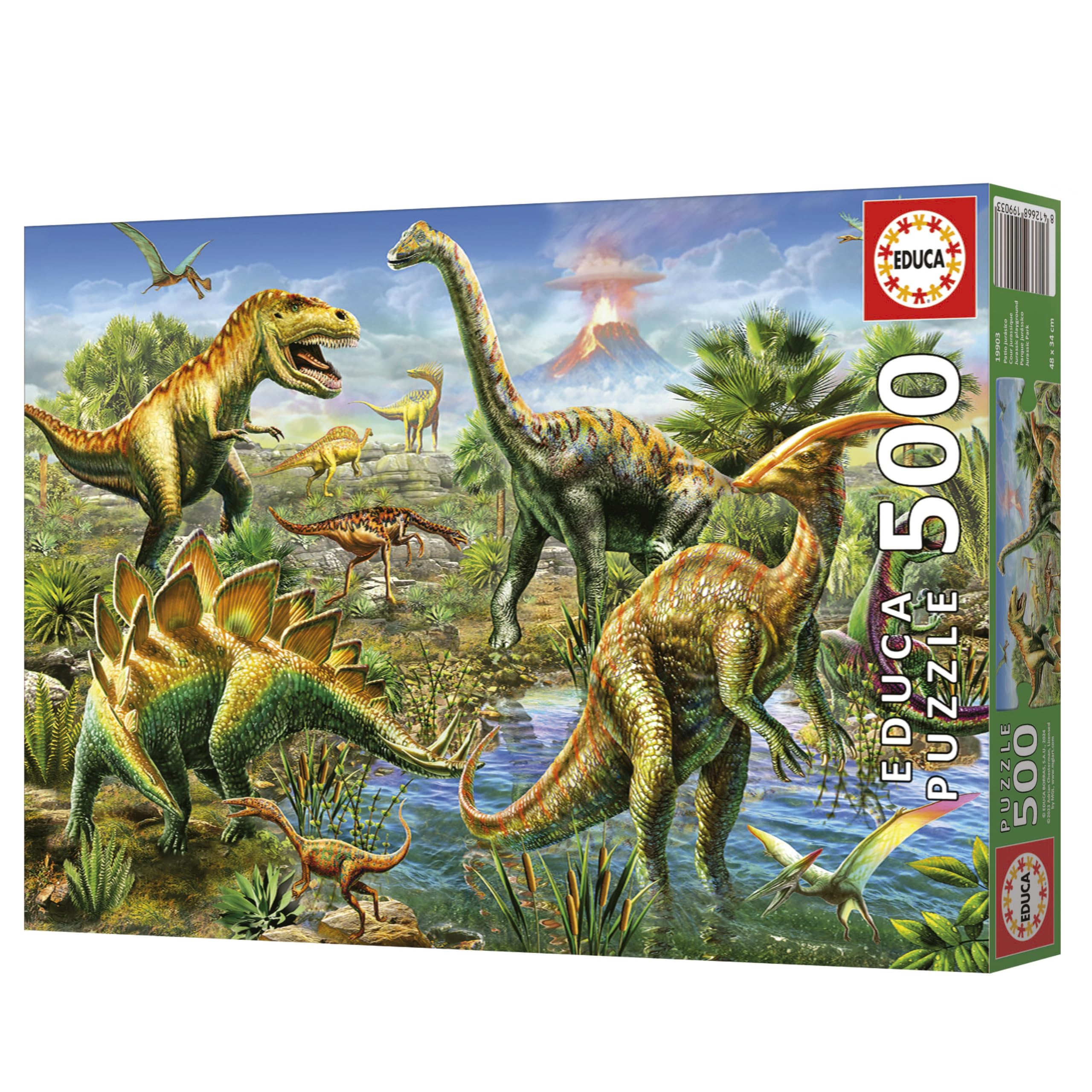 educa-jurassic-park-19903-puzzle-500-teile-48x34-cm-ab-11 image 6