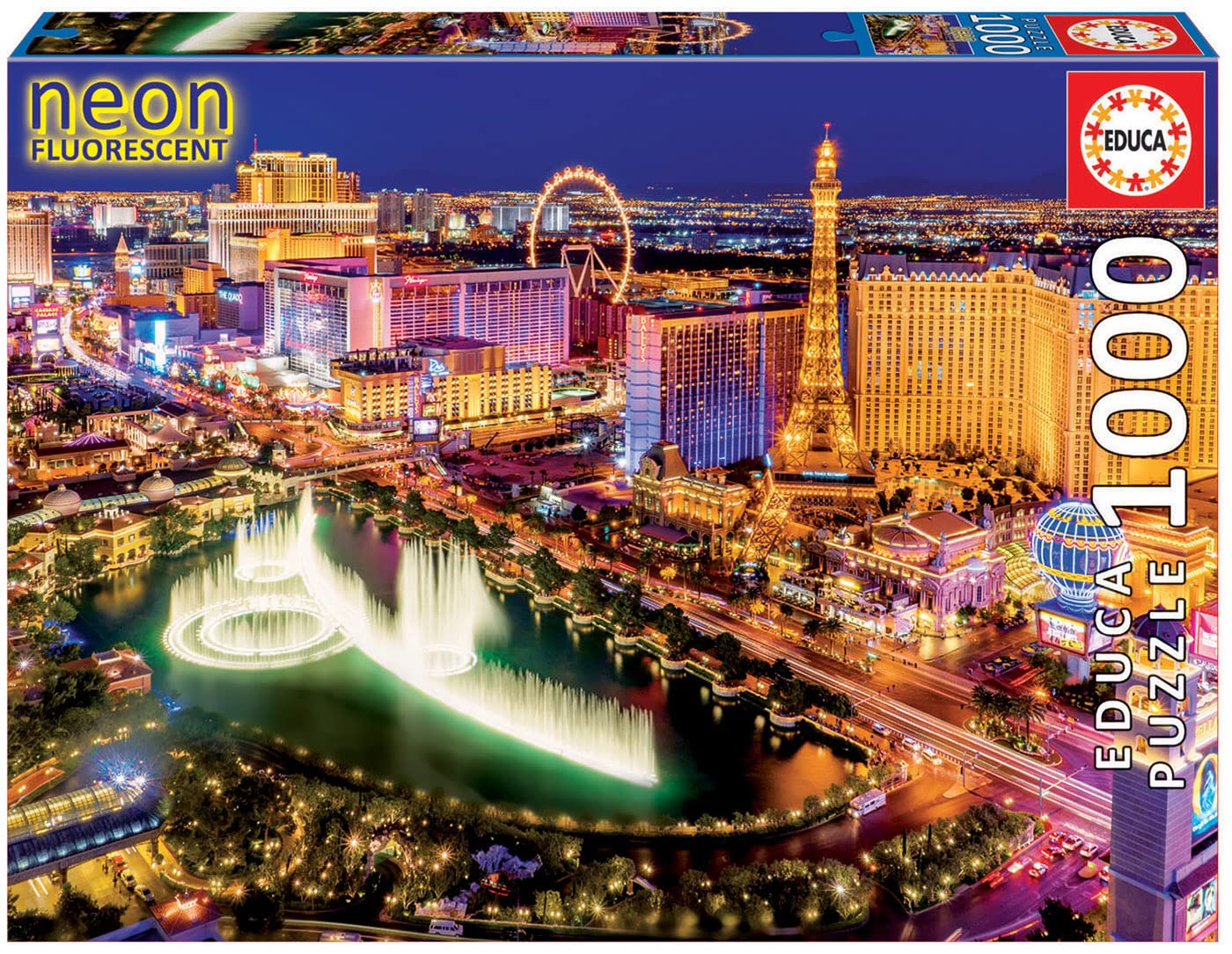 educa-16761-las-vegas-leuchtpuzzle-1000-teile-neon-ab-11 image 1