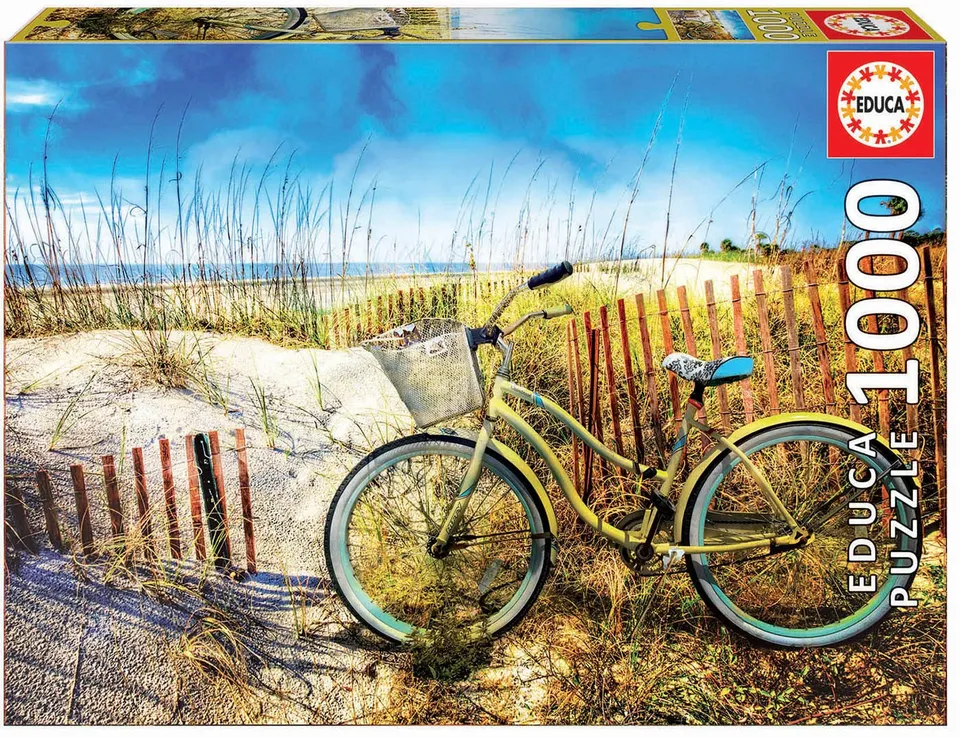 educa-17657-fahrrad-in-den-d-nen-puzzle-1000-teile image 1